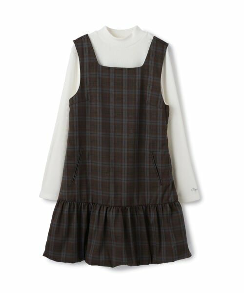 pom ponette junior / ポンポネット ジュニア ミニ丈・ひざ丈ワンピース | 【130cmあり】バルーンジャンスカインナーセット | 詳細13