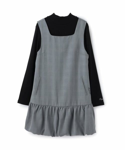 pom ponette junior / ポンポネット ジュニア ミニ丈・ひざ丈ワンピース | 【130cmあり】バルーンジャンスカインナーセット | 詳細14