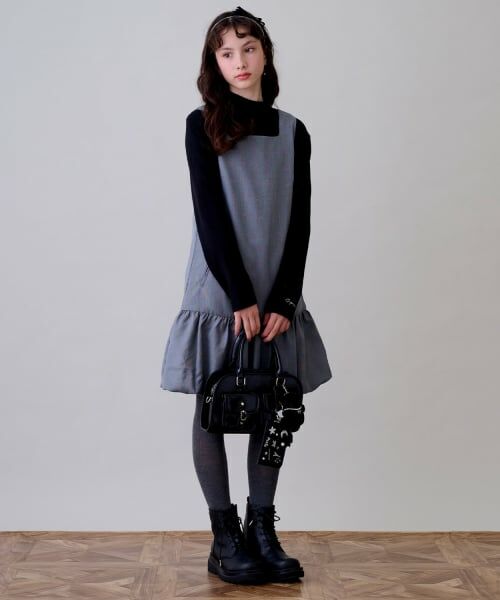 pom ponette junior / ポンポネット ジュニア ミニ丈・ひざ丈ワンピース | 【130cmあり】バルーンジャンスカインナーセット | 詳細18