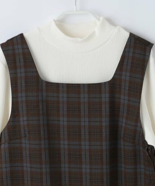 pom ponette junior / ポンポネット ジュニア ミニ丈・ひざ丈ワンピース | 【130cmあり】バルーンジャンスカインナーセット | 詳細4