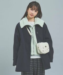 pom ponette junior / ポンポネット ジュニア その他アウター | 【130cmあり】【3WAY】ライナーつきステンカラーコート