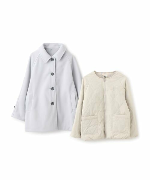 pom ponette junior / ポンポネット ジュニア その他アウター | 【130cmあり】【3WAY】ライナーつきステンカラーコート | 詳細3