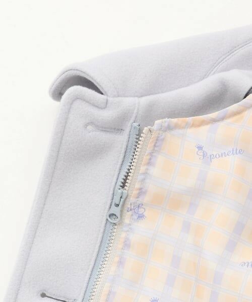 pom ponette junior / ポンポネット ジュニア その他アウター | 【130cmあり】【3WAY】ライナーつきステンカラーコート | 詳細8