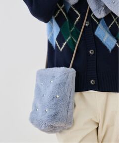 pom ponette junior / ポンポネット ジュニア ショルダーバッグ | フェイクファーミニショルダーバッグ