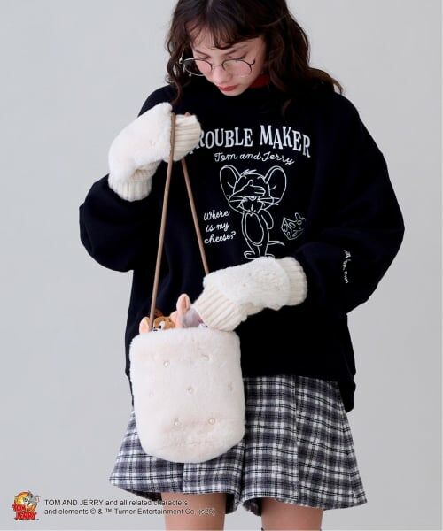 pom ponette junior / ポンポネット ジュニア ショルダーバッグ | フェイクファーミニショルダーバッグ | 詳細13