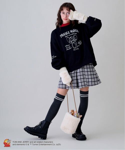 pom ponette junior / ポンポネット ジュニア ショルダーバッグ | フェイクファーミニショルダーバッグ | 詳細14