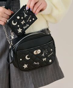 pom ponette junior / ポンポネット ジュニア ショルダーバッグ | キルトモチーフミニショルダー