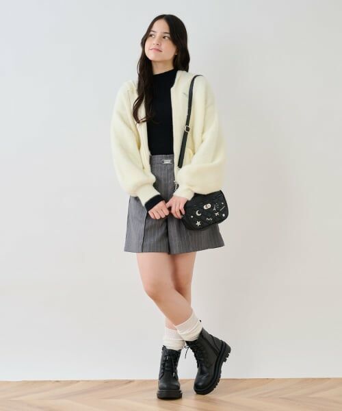 pom ponette junior / ポンポネット ジュニア ショルダーバッグ | キルトモチーフミニショルダー | 詳細11