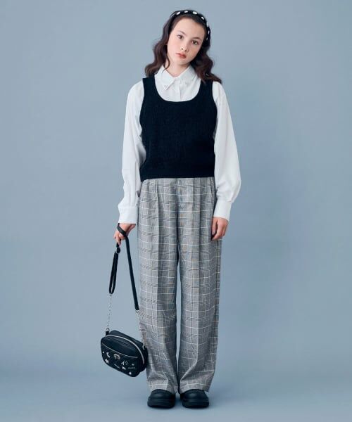 pom ponette junior / ポンポネット ジュニア ショルダーバッグ | キルトモチーフミニショルダー | 詳細13