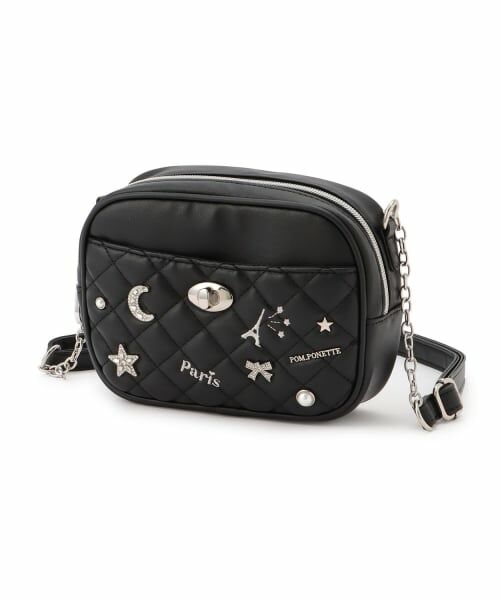 pom ponette junior / ポンポネット ジュニア ショルダーバッグ | キルトモチーフミニショルダー | 詳細9