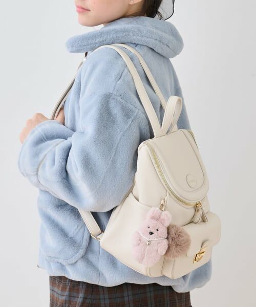 pom ponette junior / ポンポネット ジュニア チャーム | ふわりんアニマルファーチャーム | 詳細7