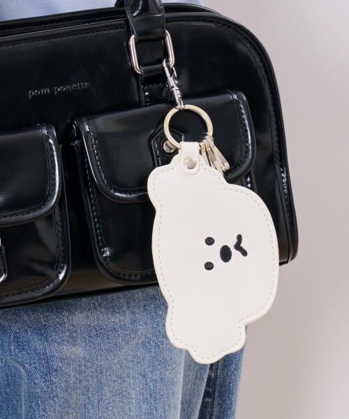 pom ponette junior / ポンポネット ジュニア チャーム | ゆるい犬チャーム（オフ ホワイト）
