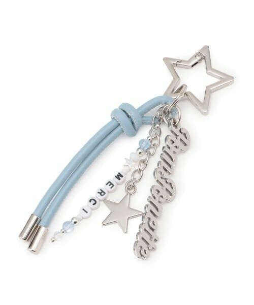 pom ponette junior / ポンポネット ジュニア チャーム | キラキラ星ロゴチャーム（ライト ブルー）