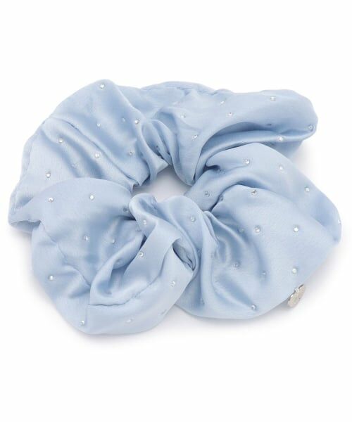 pom ponette junior / ポンポネット ジュニア ヘアゴム・シュシュ | ミニビジューシュシュ（ライト ブルー）