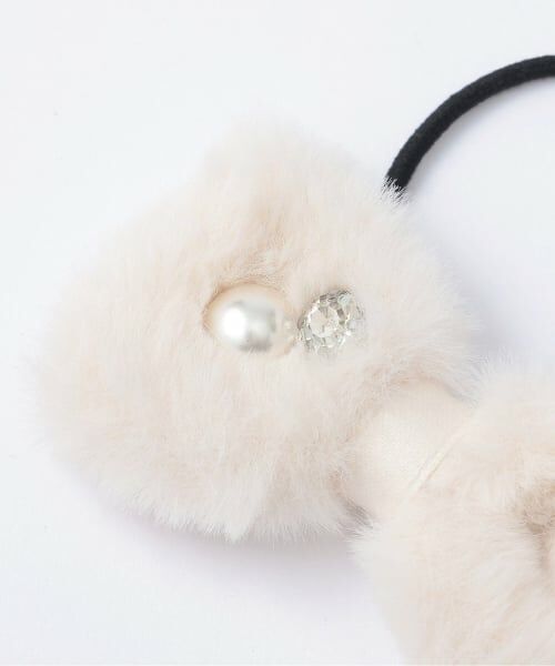 pom ponette junior / ポンポネット ジュニア ヘアゴム・シュシュ | ファーリボンヘアゴム | 詳細2