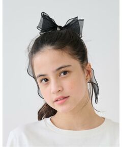 pom ponette junior / ポンポネット ジュニア ヘアゴム・シュシュ | シアーリボンヘアゴム