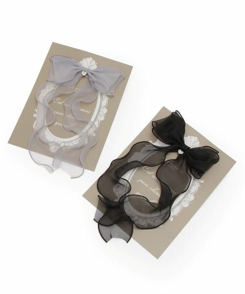 pom ponette junior / ポンポネット ジュニア ヘアゴム・シュシュ | シアーリボンヘアゴム | 詳細7