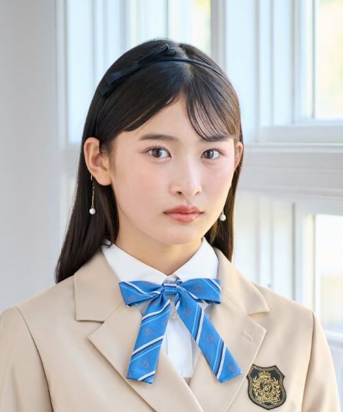 pom ponette junior / ポンポネット ジュニア カチューシャ・カチューム・その他 | イヤリング風カチューシャ（黒）