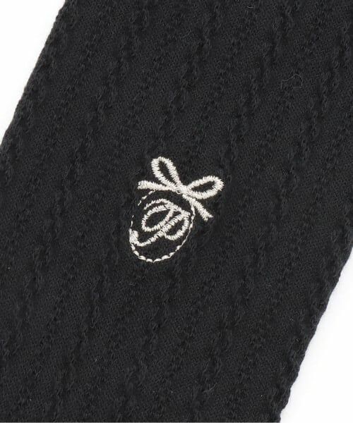 pom ponette junior / ポンポネット ジュニア ソックス | リボン刺しゅうハイソックス | 詳細2