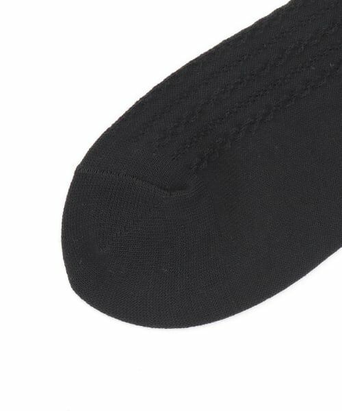 pom ponette junior / ポンポネット ジュニア ソックス | リボン刺しゅうハイソックス | 詳細3