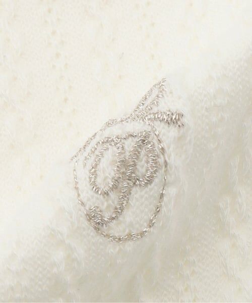 pom ponette junior / ポンポネット ジュニア ソックス | リボン刺しゅうハイソックス | 詳細4