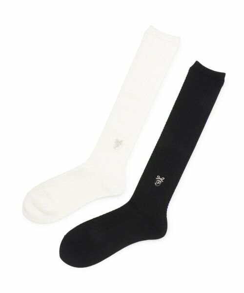 pom ponette junior / ポンポネット ジュニア ソックス | リボン刺しゅうハイソックス | 詳細5