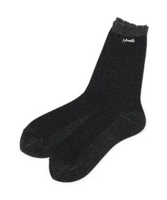 pom ponette junior / ポンポネット ジュニア ソックス | ラメクルーソックス