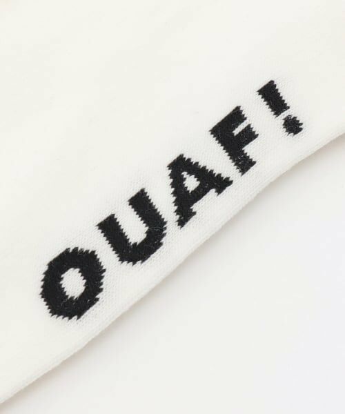 pom ponette junior / ポンポネット ジュニア ソックス | イヌ刺しゅうライン入りリブクルーソックス | 詳細2