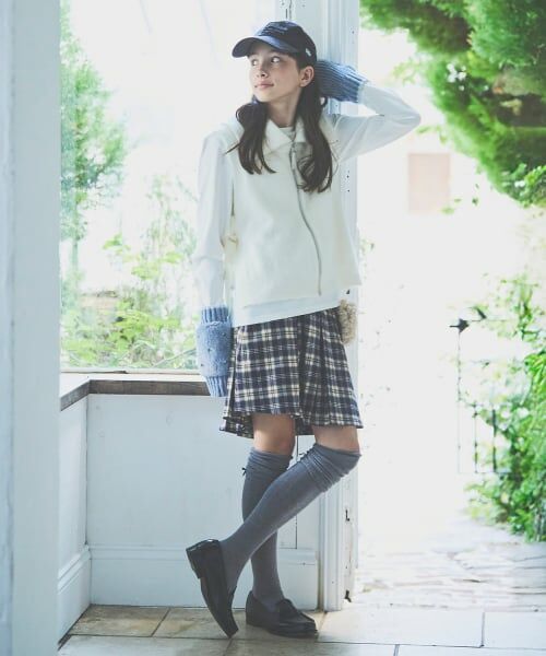 pom ponette junior / ポンポネット ジュニア ソックス | 2WAYリボンニーハイソックス | 詳細10