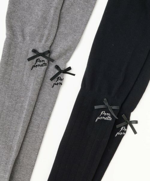 pom ponette junior / ポンポネット ジュニア ソックス | 2WAYリボンニーハイソックス | 詳細6