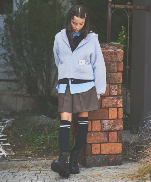 pom ponette junior / ポンポネット ジュニア ソックス | ライン入りCIELニーハイソックス | 詳細11