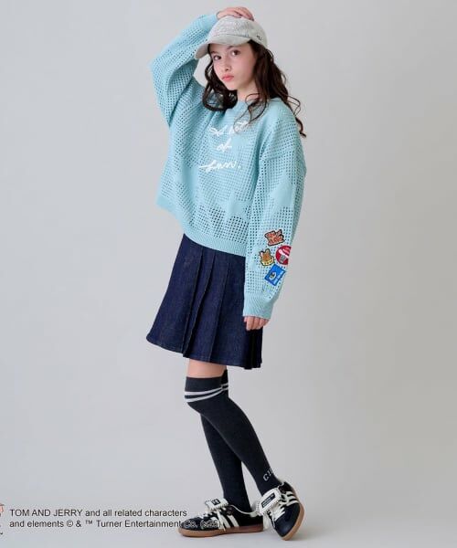 pom ponette junior / ポンポネット ジュニア ソックス | ライン入りCIELニーハイソックス | 詳細15