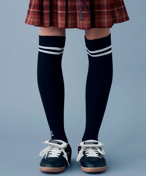 pom ponette junior / ポンポネット ジュニア ソックス | ライン入りCIELニーハイソックス | 詳細6