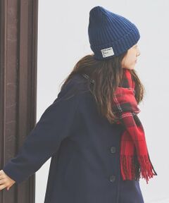 pom ponette junior / ポンポネット ジュニア マフラー・ショール・スヌード・ストール | 【静電気防止】カシミヤタッチチェックマフラー