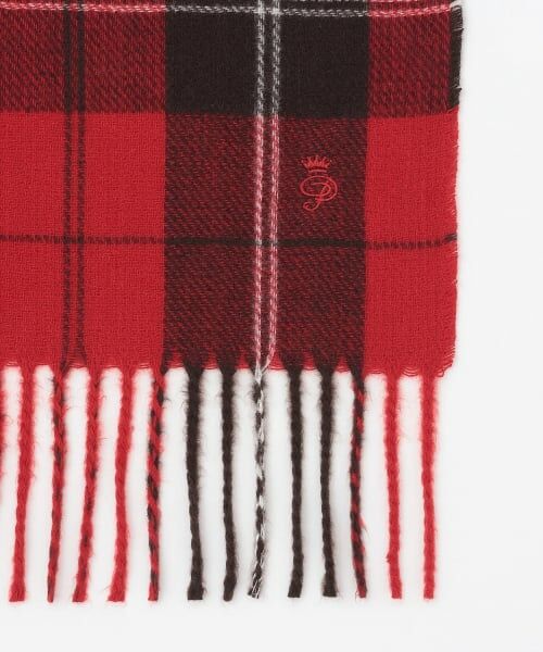 pom ponette junior / ポンポネット ジュニア マフラー・ショール・スヌード・ストール | 【静電気防止】カシミヤタッチチェックマフラー | 詳細1