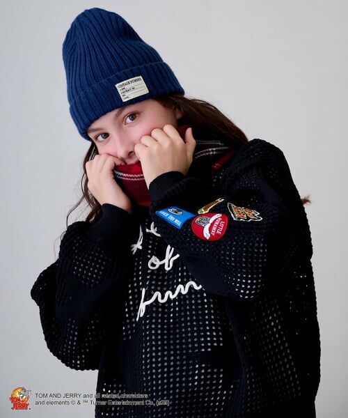 pom ponette junior / ポンポネット ジュニア マフラー・ショール・スヌード・ストール | 【静電気防止】カシミヤタッチチェックマフラー | 詳細20