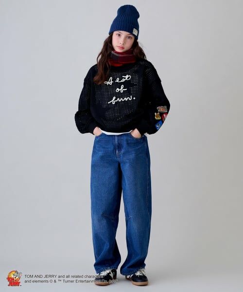 pom ponette junior / ポンポネット ジュニア マフラー・ショール・スヌード・ストール | 【静電気防止】カシミヤタッチチェックマフラー | 詳細22