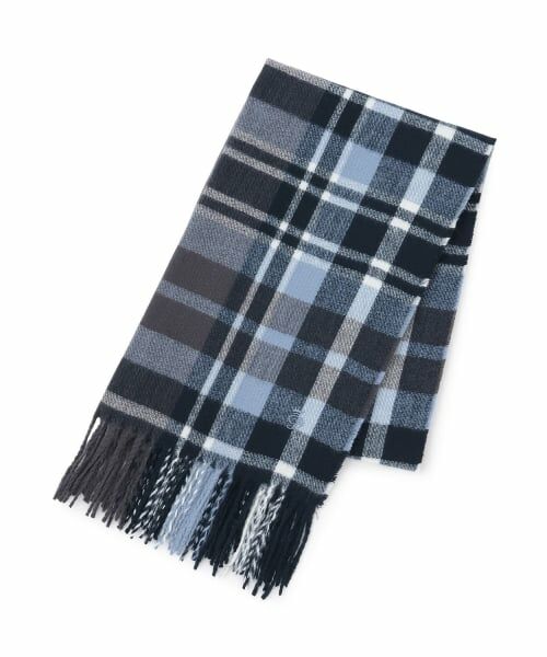 pom ponette junior / ポンポネット ジュニア マフラー・ショール・スヌード・ストール | 【静電気防止】カシミヤタッチチェックマフラー | 詳細4