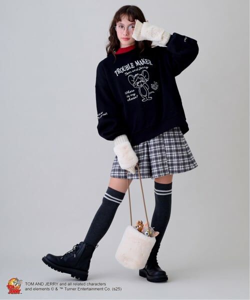 pom ponette junior / ポンポネット ジュニア 手袋 | ミトンファー手袋 | 詳細15