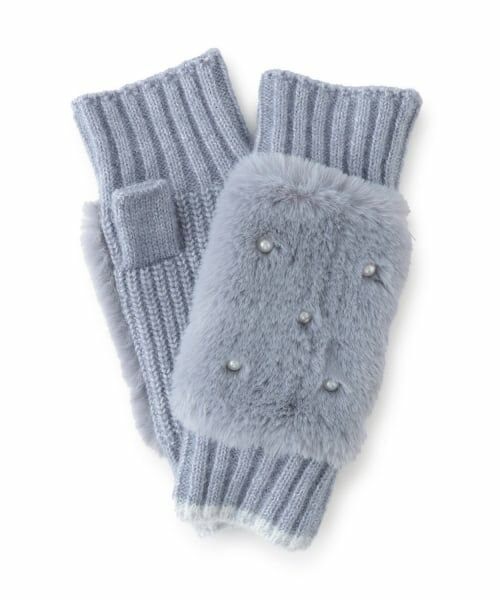 pom ponette junior / ポンポネット ジュニア 手袋 | ミトンファー手袋 | 詳細7