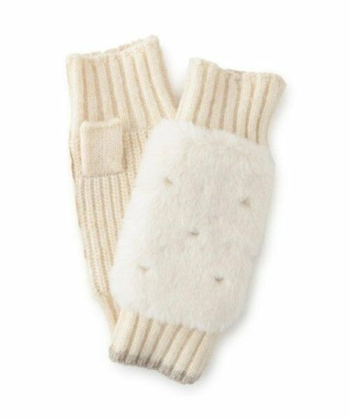 pom ponette junior / ポンポネット ジュニア 手袋 | ミトンファー手袋 | 詳細8