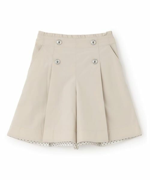 pom ponette junior / ポンポネット ジュニア ショート・ハーフ・半端丈パンツ | ボタンタックキュロット | 詳細10