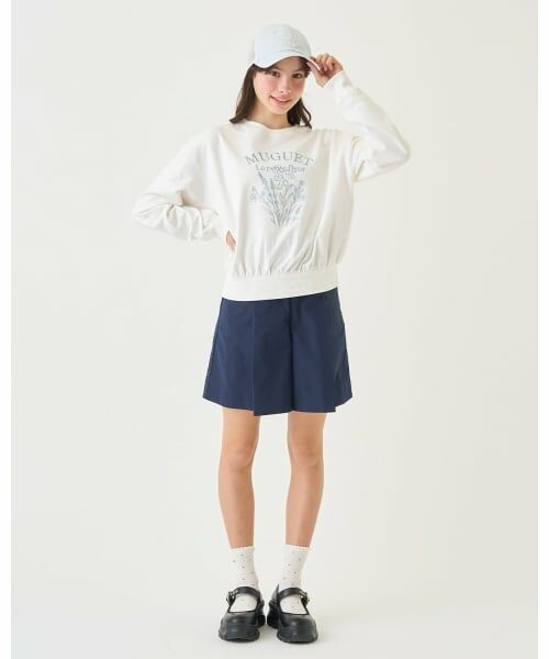 pom ponette junior / ポンポネット ジュニア ショート・ハーフ・半端丈パンツ | ボタンタックキュロット | 詳細14