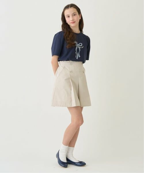 pom ponette junior / ポンポネット ジュニア ショート・ハーフ・半端丈パンツ | ボタンタックキュロット | 詳細19
