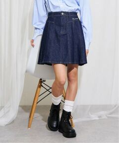 pom ponette junior / ポンポネット ジュニア ミニ・ひざ丈スカート | デニムスカート(インナーパンツつき）