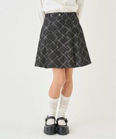 pom ponette junior / ポンポネット ジュニア ミニ・ひざ丈スカート | デニムスカート(インナーパンツつき）