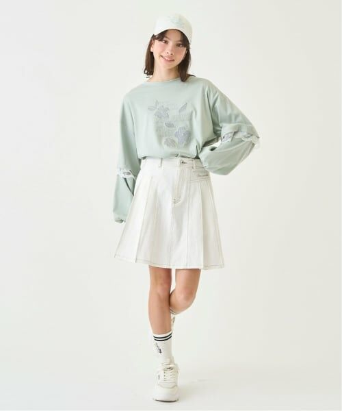 pom ponette junior / ポンポネット ジュニア ミニ・ひざ丈スカート | デニムスカート(インナーパンツつき） | 詳細20