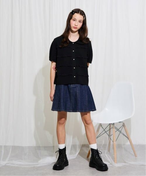 pom ponette junior / ポンポネット ジュニア ミニ・ひざ丈スカート | デニムスカート(インナーパンツつき） | 詳細26
