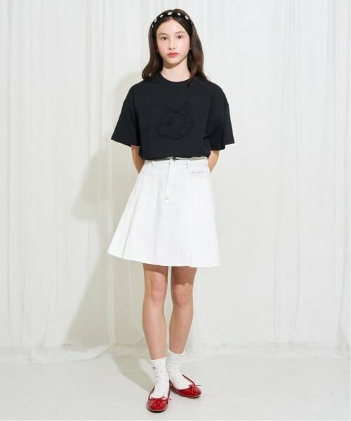 pom ponette junior / ポンポネット ジュニア ミニ・ひざ丈スカート | デニムスカート(インナーパンツつき） | 詳細30