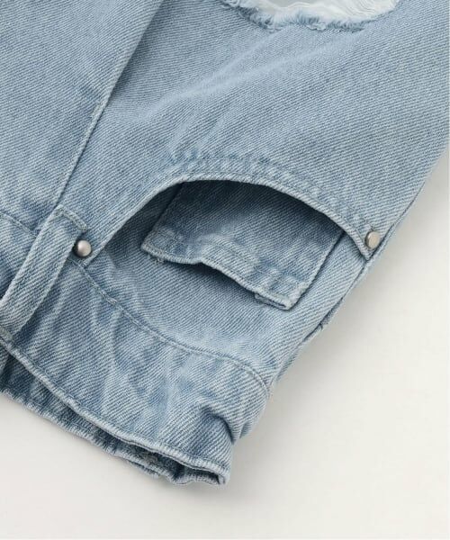 pom ponette junior / ポンポネット ジュニア その他パンツ | ダメージデニムパンツ | 詳細4